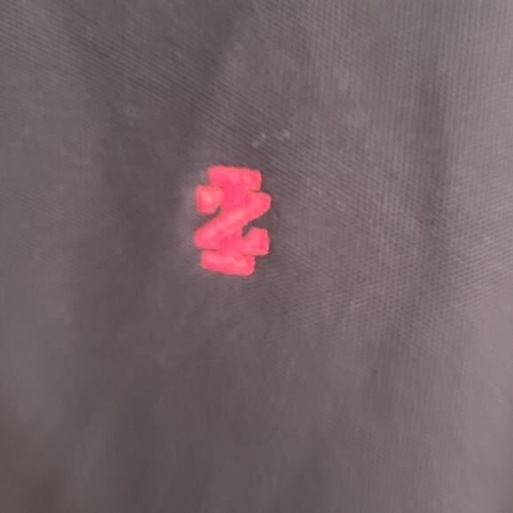 IZOD Mens Black Polo 2XL Red Logo Short Sleeve Preppy Golf Old Money Blokecore - Picture 7 of 8